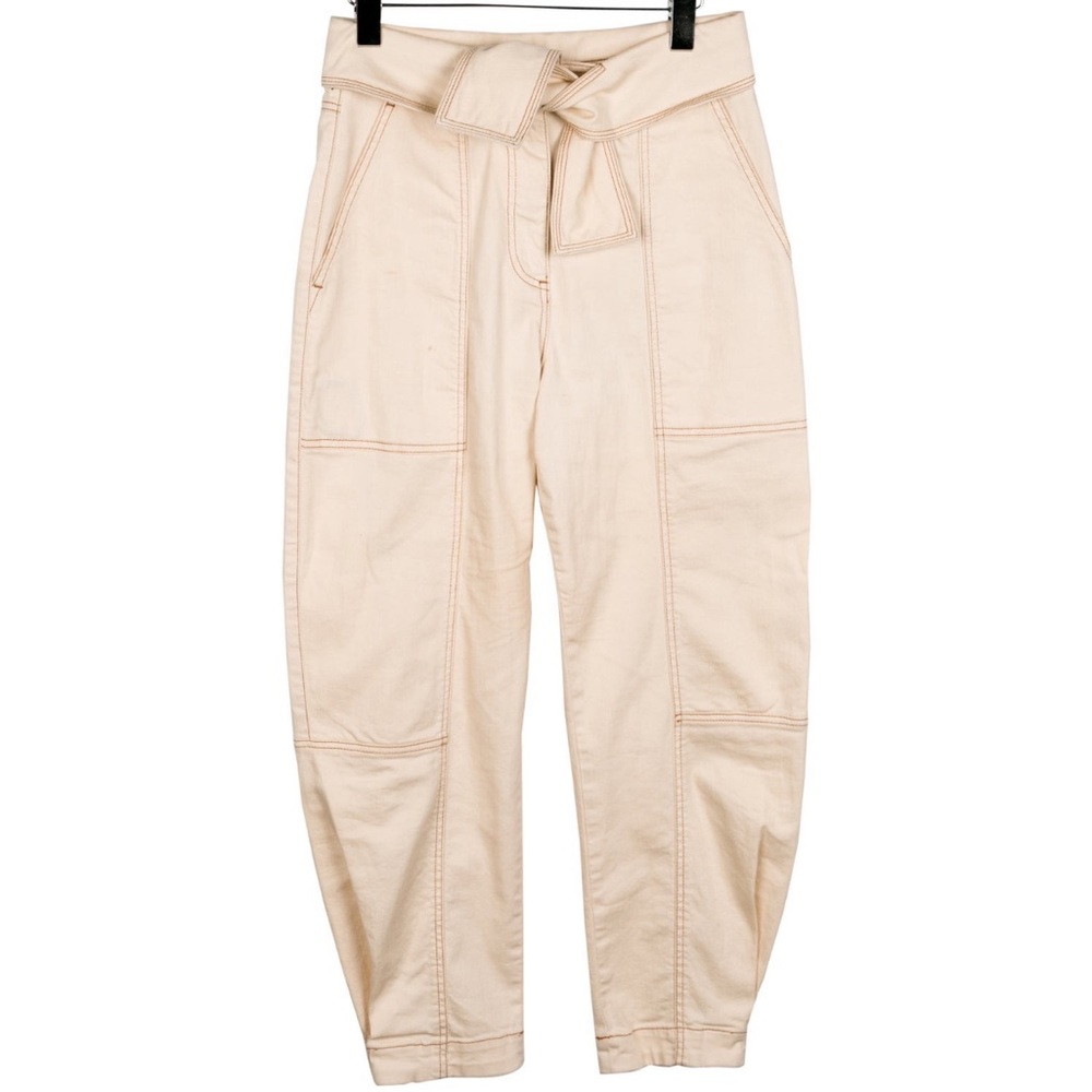 Women’s Ulla Johnson Belted Straight Leg Pants in Size S